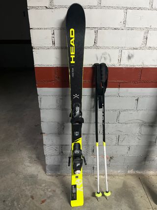 Esquís HEAD Race Team con bastones