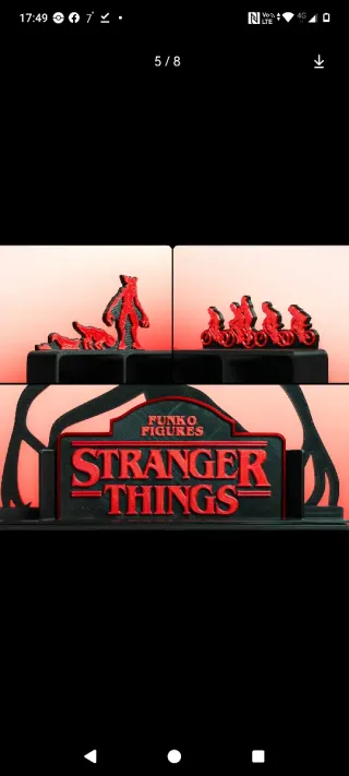 Expositor Stranger Things Kinder Plegable