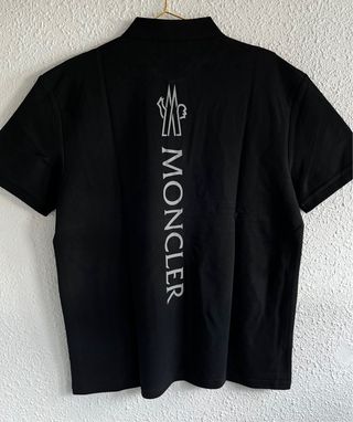 Polo Moncler Hombre Negro