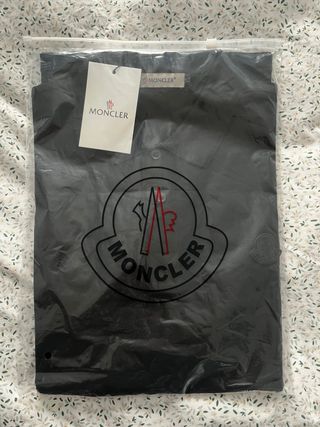 Polo Moncler Hombre Negro