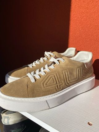 Sneakers Paciotti 4US camoscio cammello 45