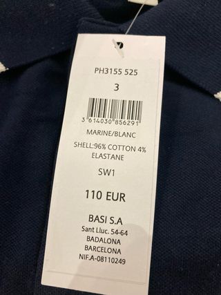 Camiseta Lacoste Nueva Talla M