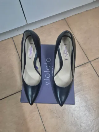 Zapatos Mango Talla 37 Negros