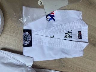 Dobok Taekwondo Infantil Blanco IKAR Talla 130 cm
