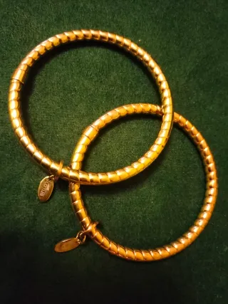 Pulseras Lotus Style, Dorado