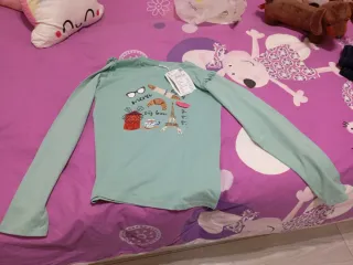 Camiseta manga larga niña 11-12 años