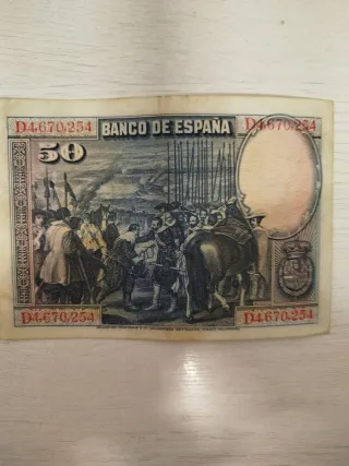 Billete 50 Pesetas Banco de España 1928