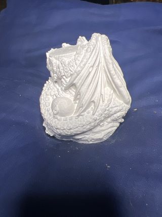 Figura de dragón de yeso para pintar