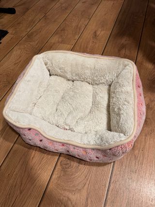 Cama para gato suave de dos caras