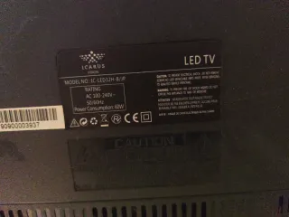 TV Icarus 32 averiada (repuestos)