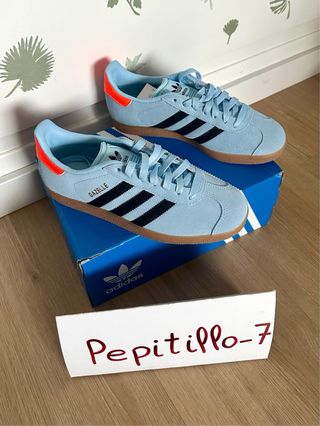 Adidas Gazelle Azul Talla 37 1/3