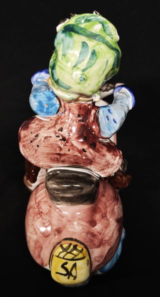 Salernitana – Ragazzo su vespa – Ceramica