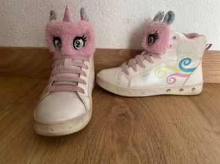 Geox Unicornio Zapatillas Niña Luces Talla 33