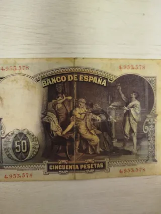 Billete 50 Pesetas Banco de España 1931