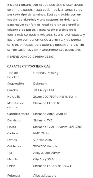 Bicicleta Connor Sunday