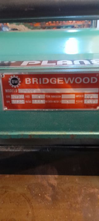 Regruesadora/rebajadora madera 220v nueva