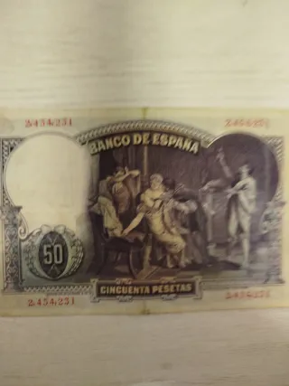 Billete 50 Pesetas Banco de España 1931