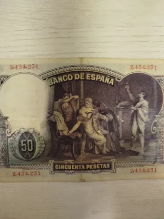 Billete 50 Pesetas Banco de España 1931