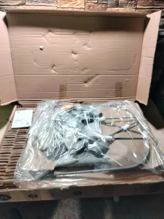 Kinderkraft ENOCK Trona de madera con Hamaca