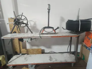 Máquina medidora cable y tubo, motorizada.