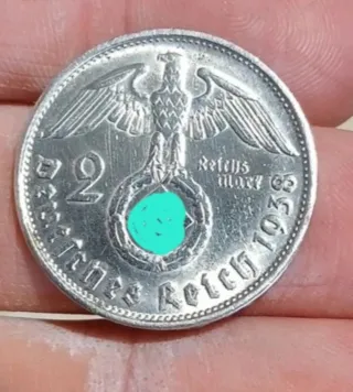 2 Reichsmark terzo reich