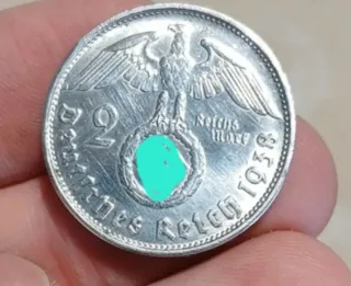 2 Reichsmark terzo reich