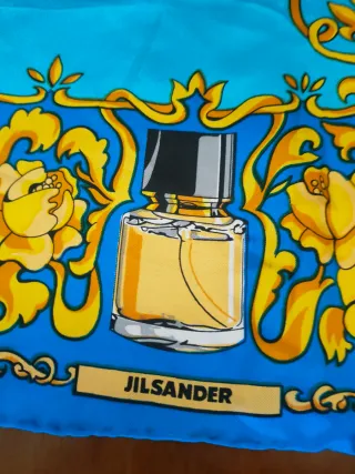 Foulard Seta Lancaster Vintage Blu/Oro