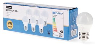 Bombilla LED 7W 4000K (6 uds)