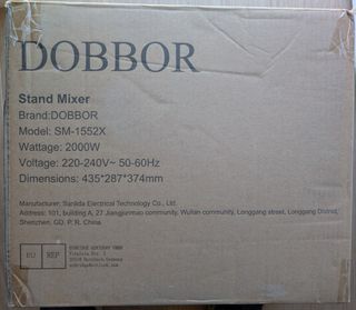 Batidora Amasadora Dobbor Negra