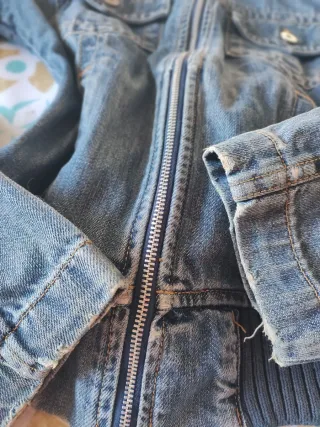 Cazadora vaquera Zara azul