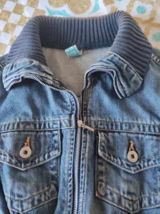 Cazadora vaquera Zara azul