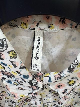 Camisa floral multicolor mujer