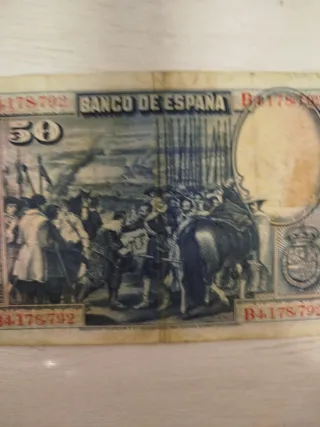 Billete 50 Pesetas Banco de España 1928