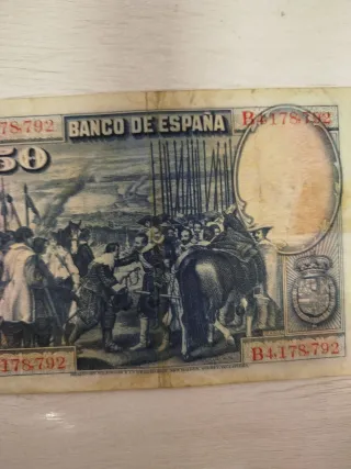 Billete 50 Pesetas Banco de España 1928