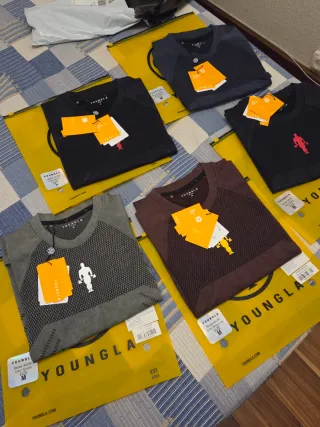 Camiseta Yougla Negra Talla M/L