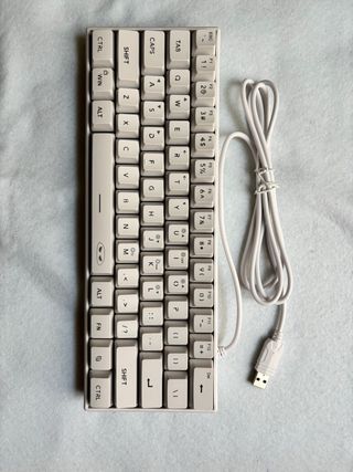 Teclado Gaming Mecánico RGB Blanco Nuevo para PC