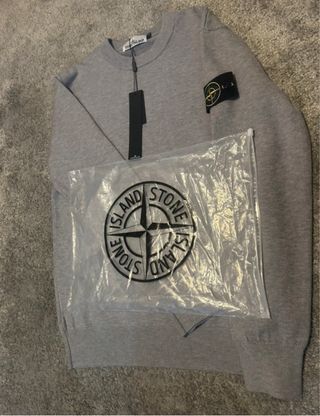 Jersey Stone Island Gris Nuevo