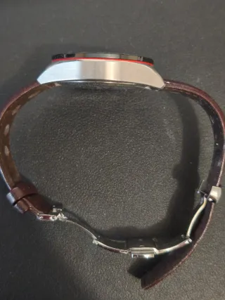 Reloj Tissot PRS516 Cronógrafo Azul Marrón