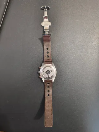 Reloj Tissot PRS516 Cronógrafo Azul Marrón