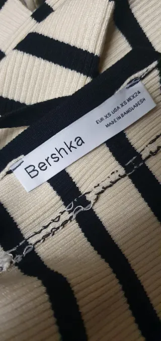 Vestido largo de tirantes a rayas