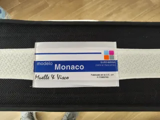 Colchón viscoelástico y de muelle.