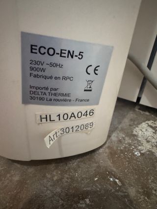 ECO-EN-5 Calentador DELTA THERMIE 900W
