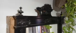 Espejo Antiguo Caoba Finales S.XIX