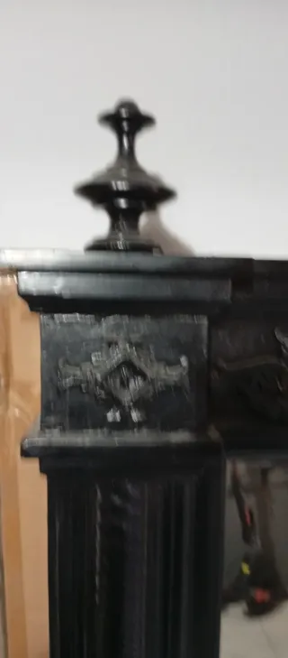 Espejo Antiguo Caoba Finales S.XIX