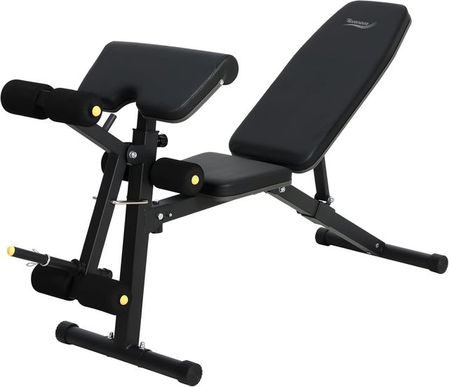 Panca Multifunzionale per Muscolazione Nero