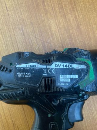 Taladradora a batería Hitachi