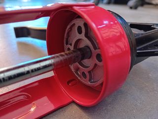 Pistola Silicona Profesional Roja/Negra