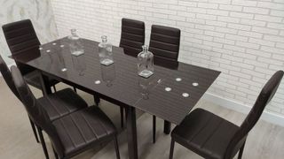 OFERTA MESA EXTENSIBLE 6 SILLAS NUEVO *685*038*326