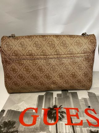 Bolso Guess Marrón y Dorado