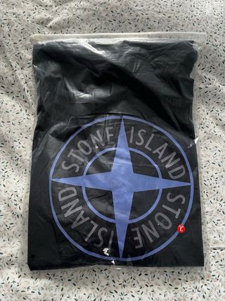 Camiseta Stone Island Negra Hombre